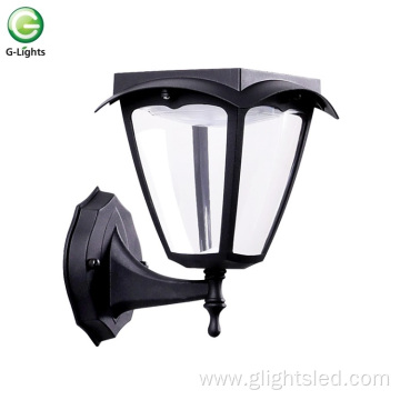 New product warm white 1.5watt outdoor garden IP55 waterproof led solar wall lamp